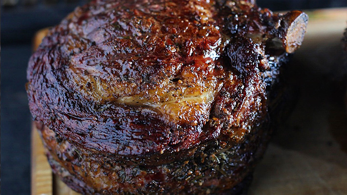 Smoked Prime Rib