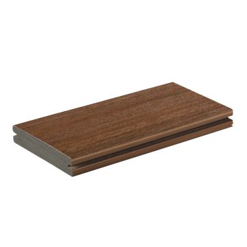 AZEK VINTAGE GROOVED 12' DECK BOARD (MAHOGANY)