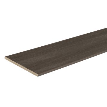 AZEK VINTAGE 1/2"x11-3/4"x12' FASCIA BOARD (DARK HICKORY)