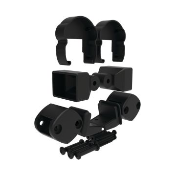 RDI AVALON PELLINORE STAIR BRACKET KIT 4PC [73019307](MATTE BLACK)