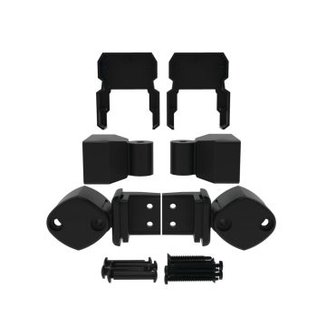RDI AVALON TRISTAN ANGLE BRACKET KIT 4PC [73019316 ](MATTE BLACK)