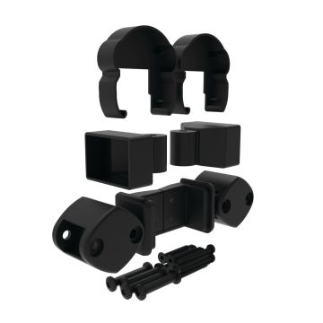 RDI AVALON PELLINORE ANGLE BRACKET KIT 4PC [73019319 ](MATTE BLACK)