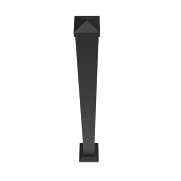 RDI AVALON 2.5x2.5x39 POST W/TRIM [73043046] (MATTE BLACK)