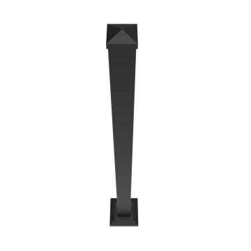 RDI AVALON 2.5x2.5x45 POST W/TRIM [73043047](MATTE BLACK)