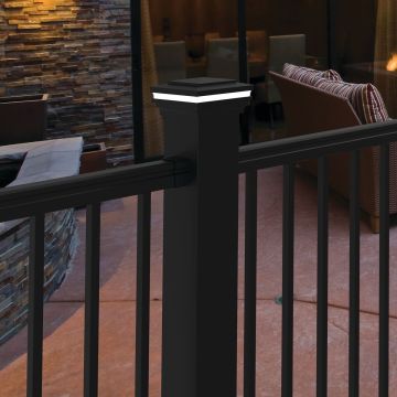 RDI AVALON 4-1/4" LED POST CAP LIGHT [73050523](MATTE BLACK)