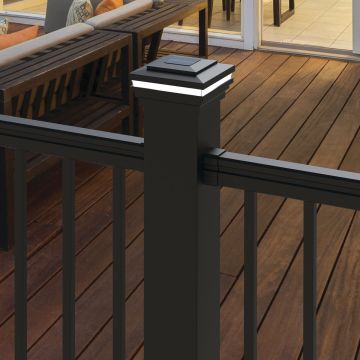 RDI AVALON 4-1/4" SOLAR POST CAP LIGHT [73050526](MATTE BLACK)