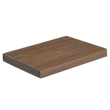 AZEK VINTAGE SQUARE EDGE 20' 7-1/4" WIDE DECK BOARD (ENGLISH WALNUT)NON-RETURNABLE
