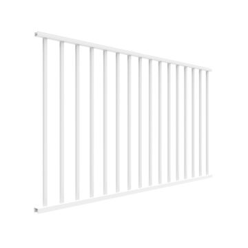 RDI AVALON 6'x42" LEVEL RAIL PANEL W/ SQUARE BALUSTERS [73019273](WHITE)