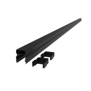 RDI AVALON 8' TOP CAP RAIL TRISTAN [73020453] (MATTE BLACK)