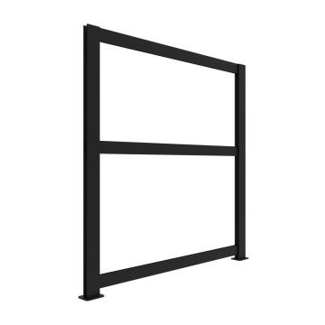 RDI HIDEAWAY FULL PRIVACY RAIL KIT / TOP RAIL, BOTTOM RAIL & MID RAIL [73042828] (BLACK)