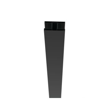 RDI HIDEAWAY PRIVACY RAIL 72" MID POST [73042835](BLACK)