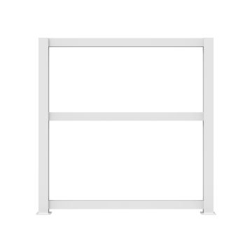 RDI HIDEAWAY FULL PRIVACY RAIL KIT / TOP RAIL, BOTTOM RAIL & MID RAIL [73042844](WHITE)
