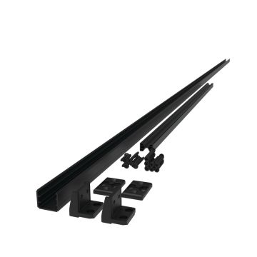 RDI AVALON CABLE RAIL 8'x36" LEVEL RAIL BEAM KIT [73042967](MATTE BLACK)