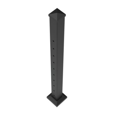 RDI AVALON CABLE RAIL 39" ROUTED CABLE END POST [73042976](MATTE BLACK)