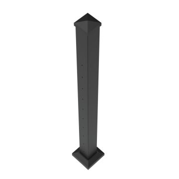 RDI AVALON CABLE RAIL 39" ROUTED CABLE MID POST [73042982] (MATTE BLACK)