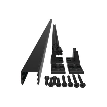 RDI AVALON CABLE RAIL 8'x42" LEVEL RAIL BEAM KIT [73050029] (MATTE BLACK)