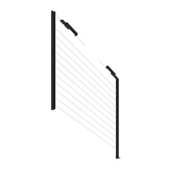 RDI ELEVATION 5'X36" STAIR CABLE PANEL MATTE BLK [73053486]