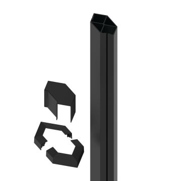 RDI ELEVATION 4"X4"X36" CORNER POST MATTE BLACK [73053490]